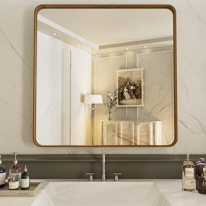 LOAAO 38X38 Inch Bathroom Mirror by LOAAO