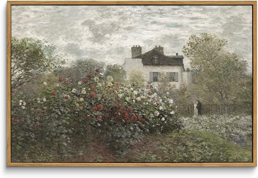 InSimSea Framed Canvas Wall Art Vintage Decor, Home Decor Large Artwork by InSimSeaArt