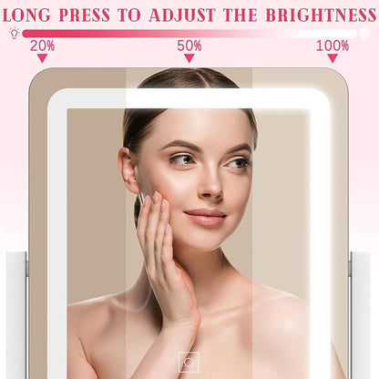 ROLOVE Vanity Mirror with Lights, 12.6"x15" LED Makeup Mirror with Lights - Image 4