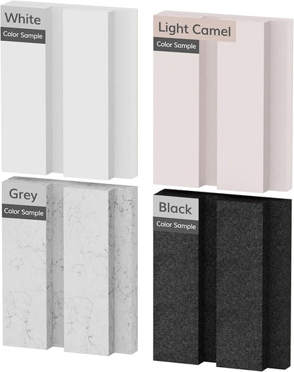 TONOR Bilayer Acoustic Panels Color Samples Pack, 3.86''x3.15''x0.72'' Adhesive by TONOR