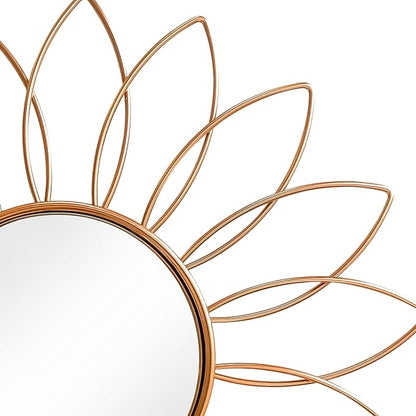 3 Pack Metal Mirrors for Wall Sunburst Wall Mirrors Home Décor Decorative - Image 2