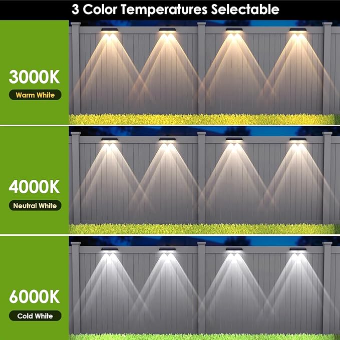 Solar Fence Lights Outdoor - Image 4
