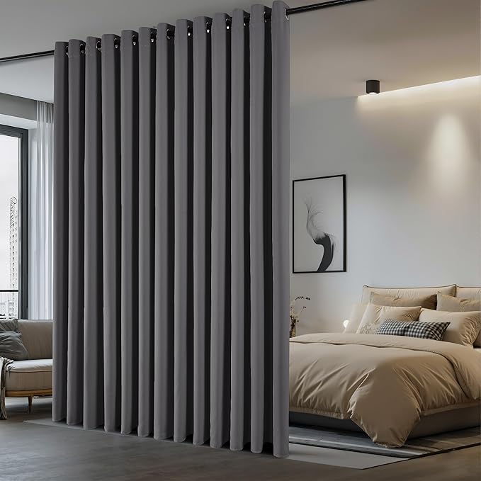 NICETOWN Floor to Ceiling Curtains, Room Divider Curtain Screen Partitions by NICETOWN