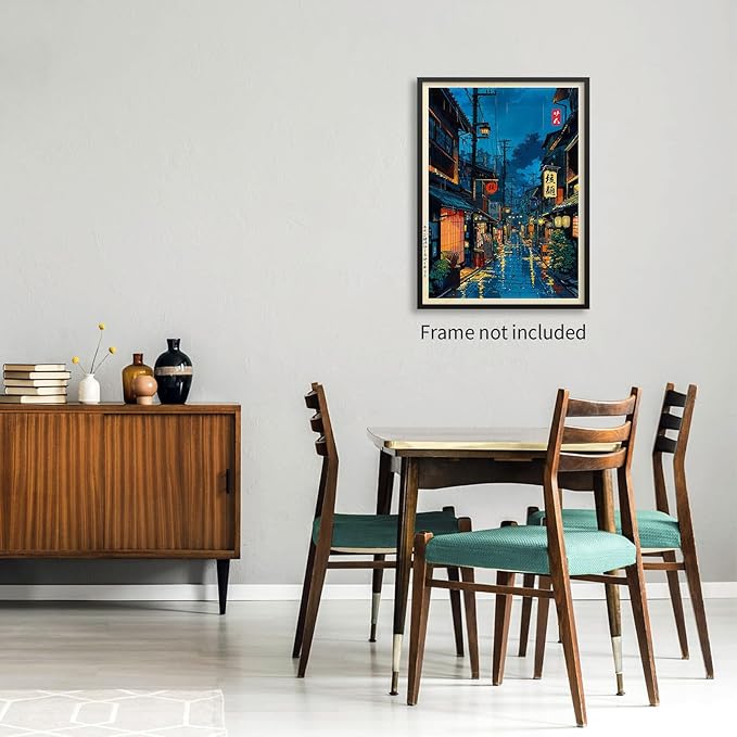 Podafu Japanese Tokyo Tea House Canvas Wall Art - Image 3