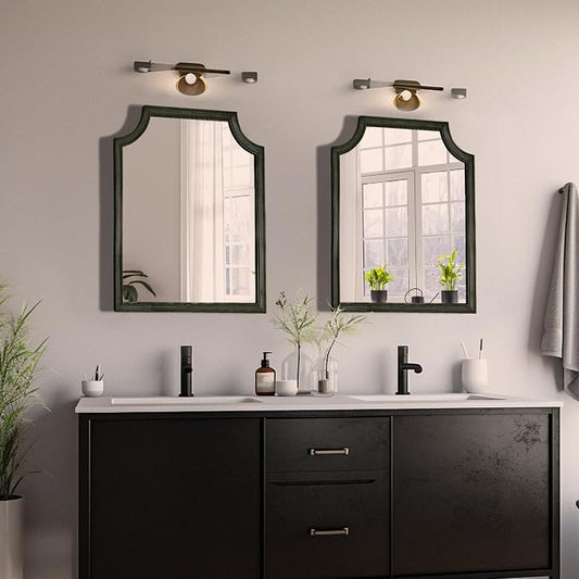 WallBeyond Scalloped Wood Mirror - Image 2