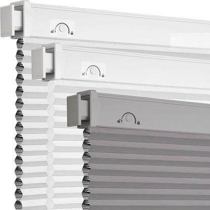 Grandekor No Drill No Tools Cordless Cellular Shades, UV Protection Privacy No by Grandekor