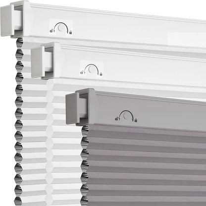 Grandekor No Drill No Tools Cordless Cellular Shades, UV Protection Privacy No by Grandekor