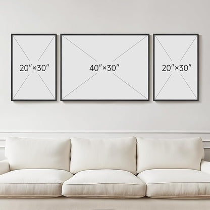 Extra Large Framed Modern Luxury Abstract Wall Art - Image 3