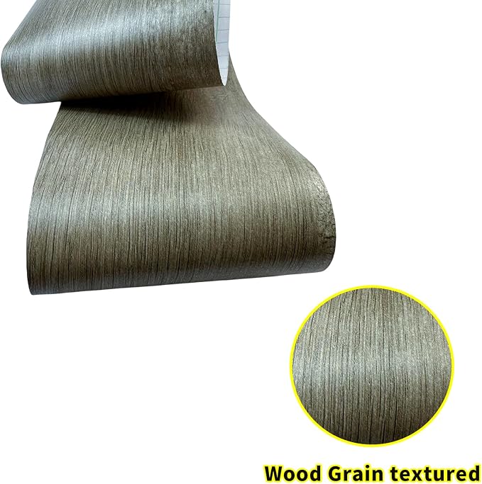 Teemall 10M Wood Grain Removable PVC Waterproof Border Wall Decor Self Adhesive - Image 3