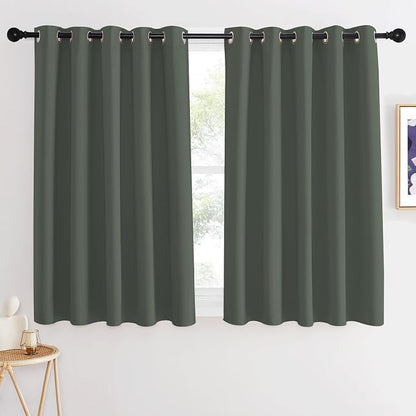 NICETOWN Blackout Kids Room Curtain 54 inch Length, Thermal Insulated Grommet by NICETOWN
