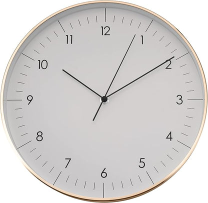 LUUK LIFESTYLE Silent Quartz wall Clock, Nordic and Minimalist Design, Interior by LUUKLIFESTYLE