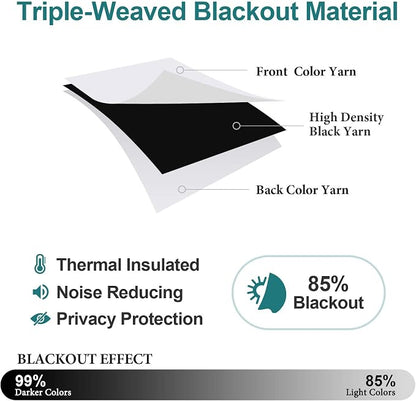 ChrisDowa Grommet Blackout Curtains - Image 4