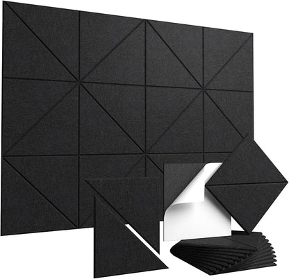 Vieshful 20 Pack Acoustic Panels, Peel & Stick Sound Absorbing Wall Panels by Vieshful