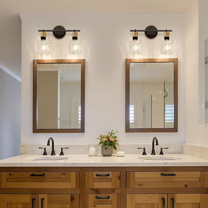 MOKATNG Bathroom Light Fixtures, 2-Light Coastal Vanity Lights - Image 4