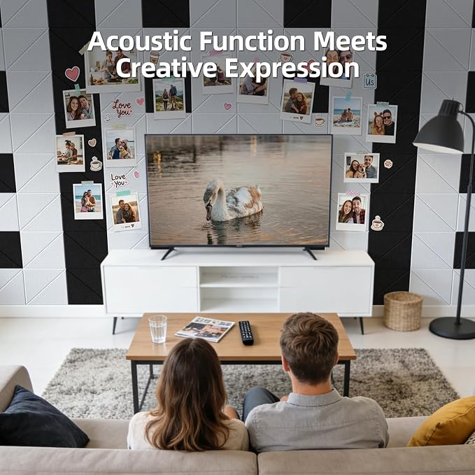 Vieshful 20 PackAcoustic Panels, Peel & Stick Sound Absorbing Wall Panels - Image 9