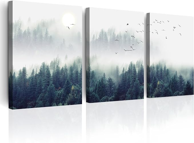 3 Piece Canvas Wall Art for Living Room by MHARTK66