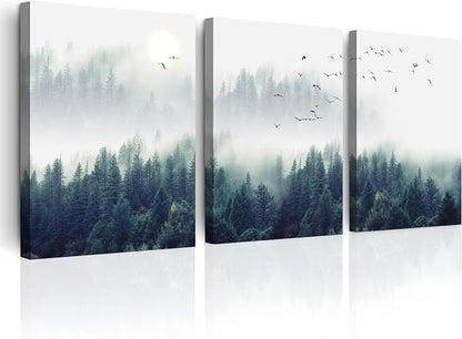 3 Piece Canvas Wall Art for Living Room by MHARTK66