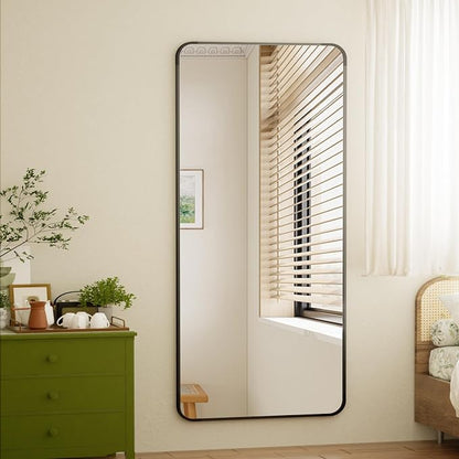 BEAUTYPEAK Black Full Length Mirror, Suitable - Image 6