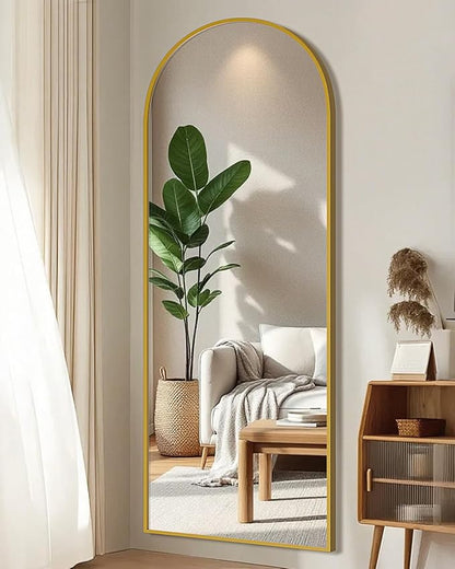 59"x16" Floor Mirror Full Length, Arched Full Length Mirror - Image 2