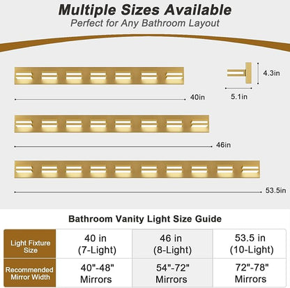 IZORRO LED Modern Bathroom Lights Fixtures, Vanity Lights - Image 3