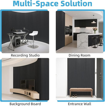 Art3d 2-Pack Acoustic Wood Slat Wall Panel - Image 9