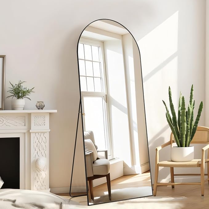 Arched Mirror Full Length, Upgraded 16"x59" Body Wall Mirrors - Image 5
