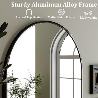 HARRITPURE 20"x30" Arched Bathroom Mirror - Image 4
