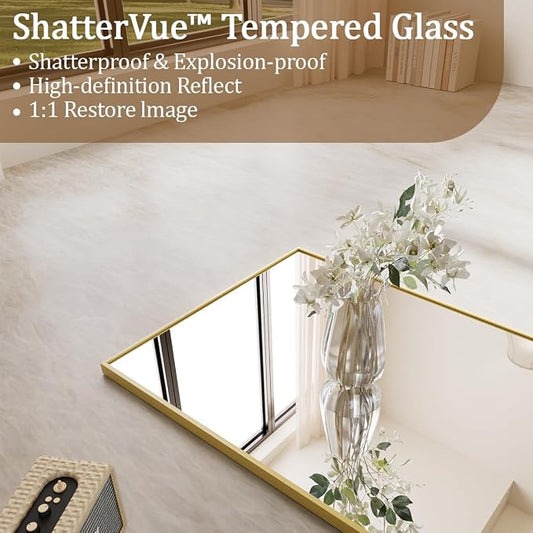 Koonmi 65"x24" Floor Mirror Full Length, Bedroom Floor Body Mirror - Image 2