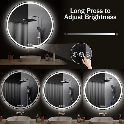 LED Bathroom Mirror 42 Inch Round Bathroom Mirror - Image 7