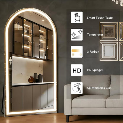Arched 71"x32" Full Body Mirror - Image 4