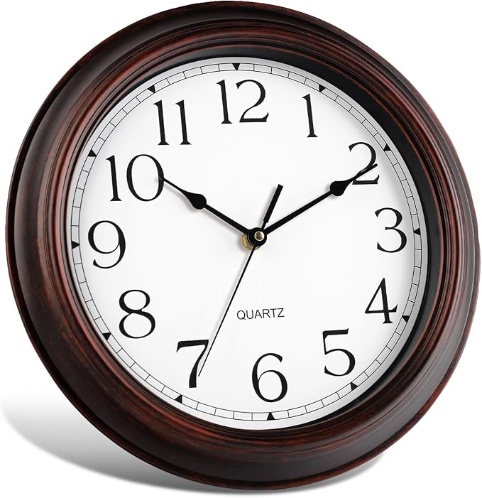 KECYET Wall Clocks Battery Operated Silent Non-Ticking Wall Clock 8.5 Inch - Image 2