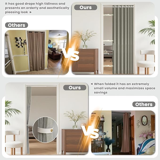 AJAZZ Blackout Accordion Doors Interior - Image 5