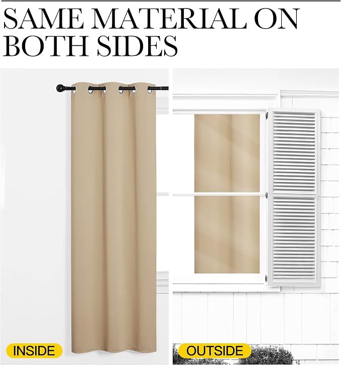NICETOWN Door Screen Cover for Air Conditioner Room, Insulated Faux Accordion - Image 6