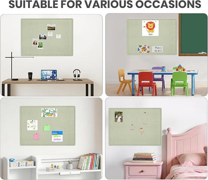 Bulletin Board - 35 x 17.5 inches Decorative Felt Pin Board - Cork Board - Image 5