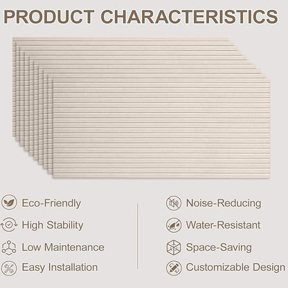 10Pack Large Acoustic Panels, Self-Adhesive Sound Dampening Wall Panels - Image 6