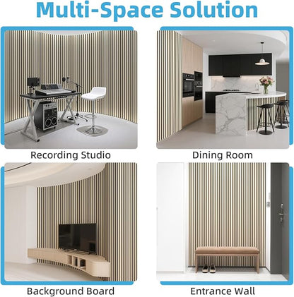 Art3d 2-Pack Acoustic Wood Slat Wall Panel - Image 9