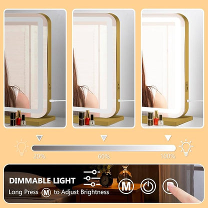 Ratsamee Vanity Mirror with Lights, Led Makeup Mirror, Lighted Makeup Mirror - Image 4