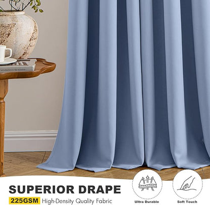 MIULEE Blackout Curtains for Bedroom Living Room 2 Panels, Thermal Insulated - Image 5