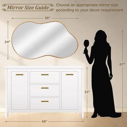 Dorlicecass Irregular Wall Mirror - Image 4