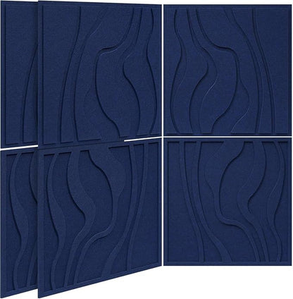 BUBOS Art Acoustic Wall Panels 6 Pack by BUBOS