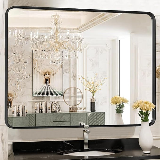 NEWBULIG 30X40 Inch Bathroom Wall Mirror, Vanity Bathroom Mirrors by NEWBULIG