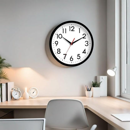 DAXSMY Wall Clock 8 Inch Silent Non-Ticking Battery Operated - Image 7