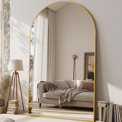 Suidia 76"x44" Arched Full Length Mirror by SuidiaMirror