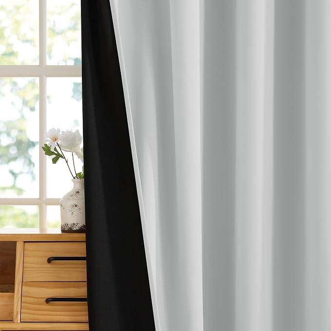 RYB HOME Extra Long 100% Blackout Room Divider Curtains - Image 7