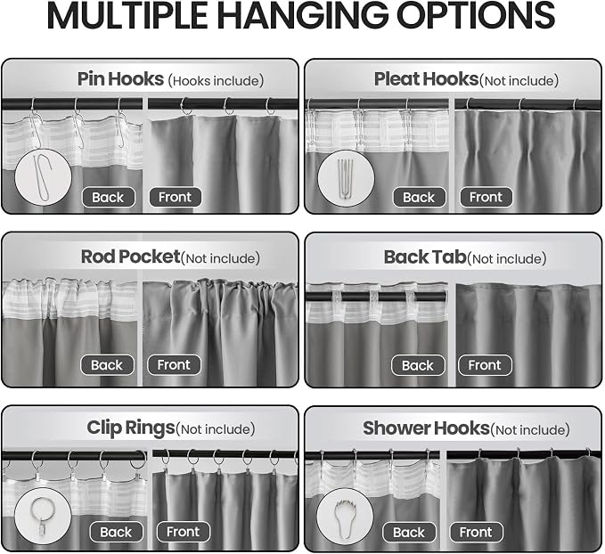 Floor to Ceiling Curtains for Wall Ceiling Mount Track - Image 2