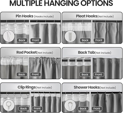 Floor to Ceiling Curtains for Wall Ceiling Mount Track - Image 2