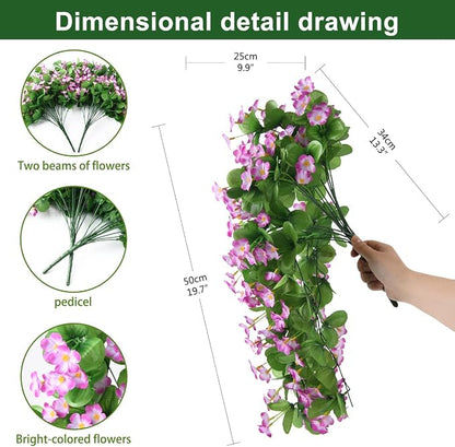 ZFProcess Artificial Fake Hanging Flowers Plants - Image 6