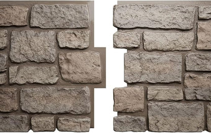 EverStone Cobblestone Faux Stone Panel, Shadow Moss Color - Image 8