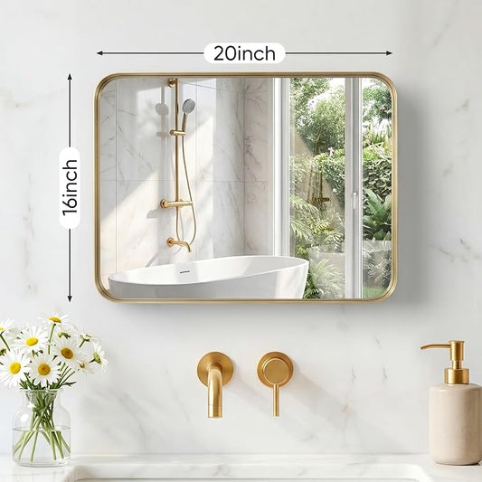 NEWBULIG 16X20 Inch Bathroom Mirror - Image 2