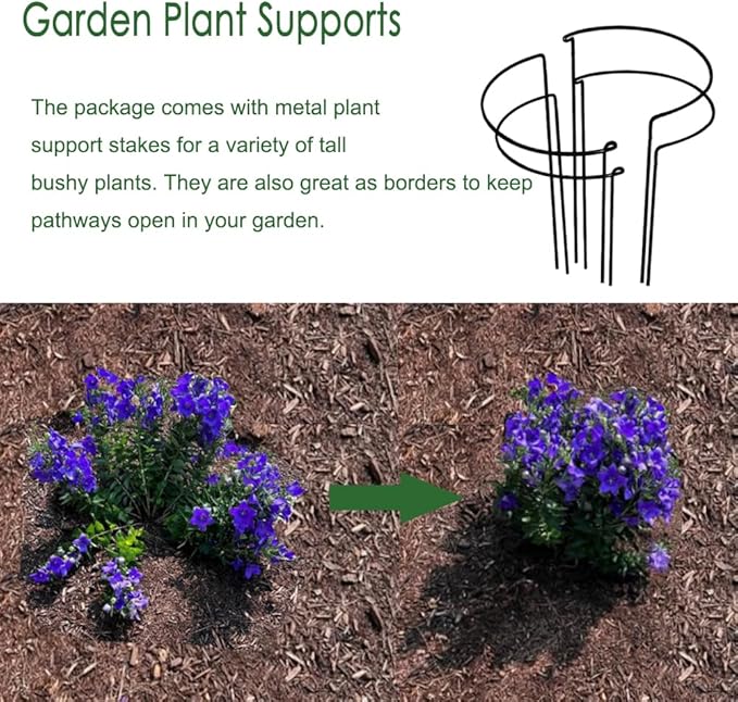 FORTUNO 2 Pack 3 Ft Round Galvanized Raised Garden Bed Box 36 Inches Metal Outdoor Flower Bed Steel Patio Ground Planter for Planting Vegetables and Herb, Silver